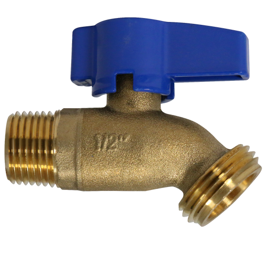 1/2 Inch MPT x 3/4 Inch GHT Hose Bibb Valve