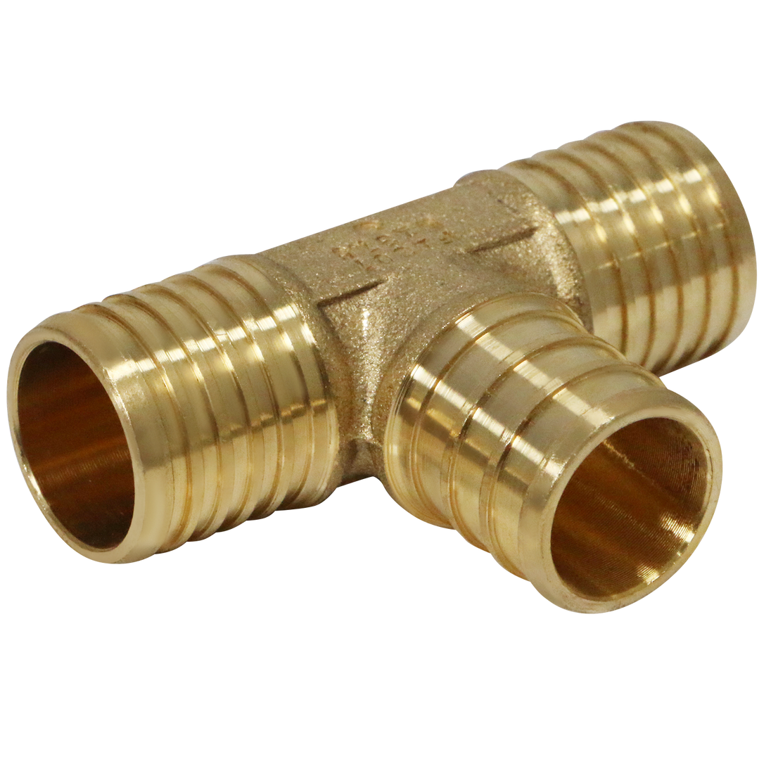 3/4 Inch PB (Polybutylene) x 3/4 Inch PB x 3/4 Inch PEX-B Barb Crimp Tee