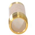 3/8 in X 3 in Red Brass Nipple