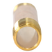 3/8 in X 3 in Red Brass Nipple
