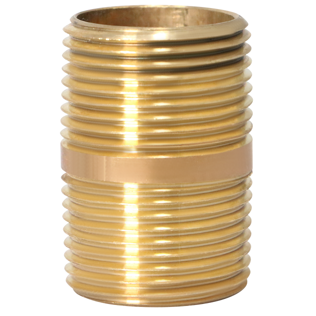 3/4 in x 1-1/2 in Red Brass Nipple