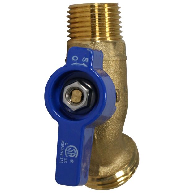 1/2 Inch MPT x 3/4 Inch GHT Hose Bibb Valve