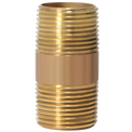 3/4 in x 2 in Red Brass Nipple