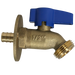 1/2 in. PEX-B Barb Crimp x 3/4 in. GHT Hose Bibb Valve with Flange