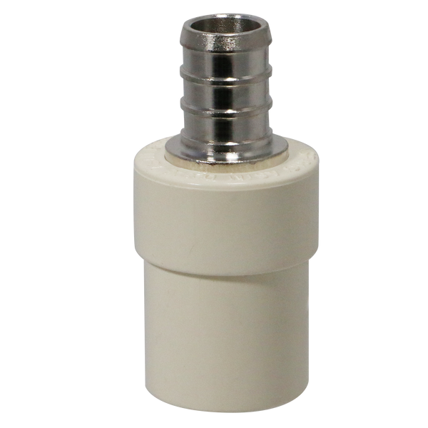 1/2 Inch PEX-B Barb X 1/2 Inch CPVC Transition Coupling