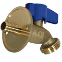 1/2 in. PEX-B Barb Crimp x 3/4 in. GHT Hose Bibb Valve with Flange