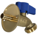 1/2 in. PEX-B Barb Crimp x 3/4 in. GHT Hose Bibb Valve with Flange