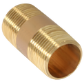 3/4 in x 2 in Red Brass Nipple