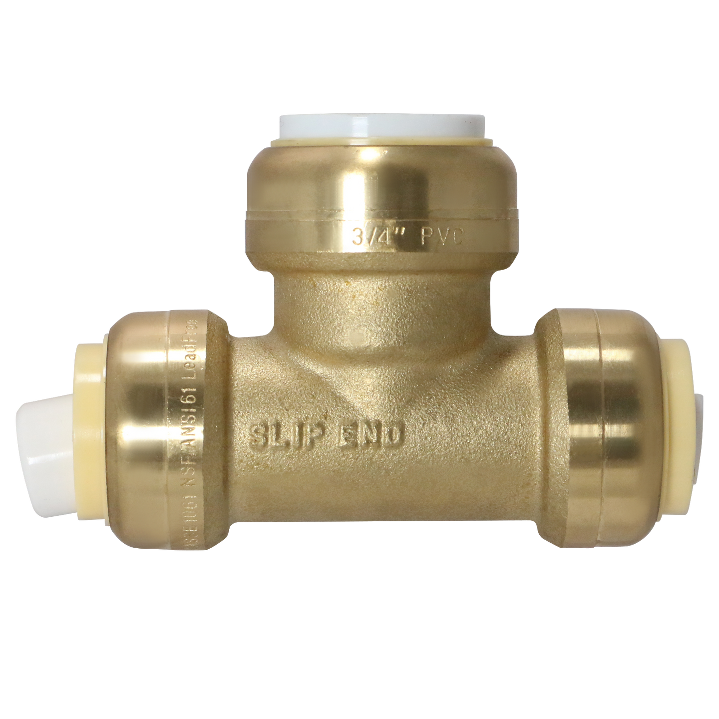 3/4 Inch CTS x 3/4 Inch CTS x 3/4 Inch PVC Push-to-Connect Tee