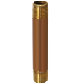 1/2 in x 5 in Red Brass Nipple