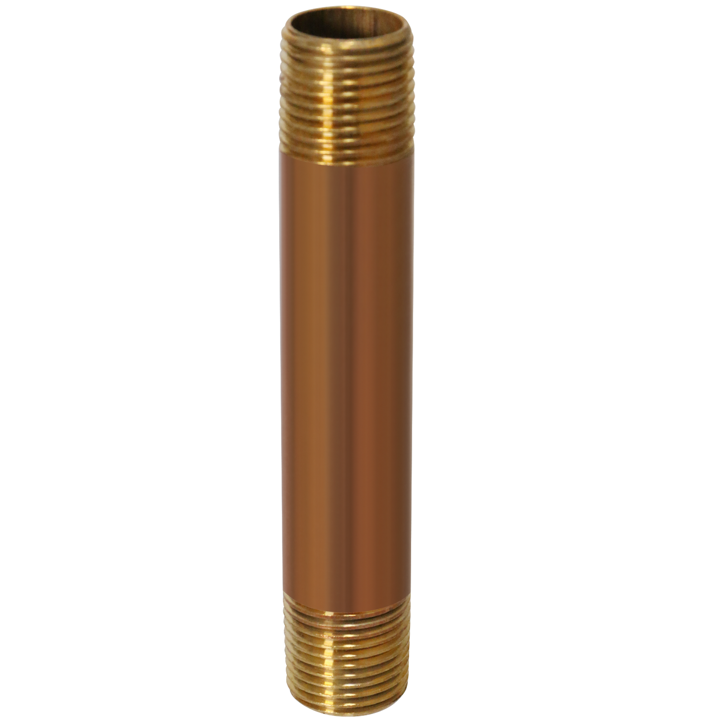 1/2 in x 5 in Red Brass Nipple