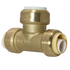3/4 Inch CTS x 3/4 Inch CTS x 3/4 Inch PVC Push-to-Connect Tee