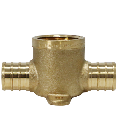  Measuring Barb Crimp Pex 1" x 1" x 1" Female NPT Tee Specifically 