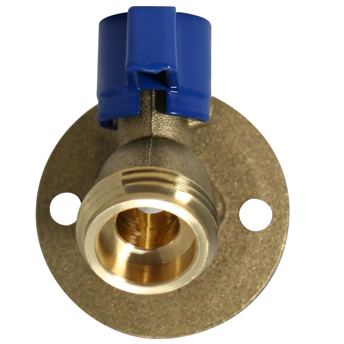1/2 in. PEX-B Barb Crimp x 3/4 in. GHT Hose Bibb Valve with Flange
