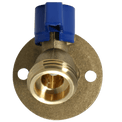 1/2 in. PEX-B Barb Crimp x 3/4 in. GHT Hose Bibb Valve with Flange