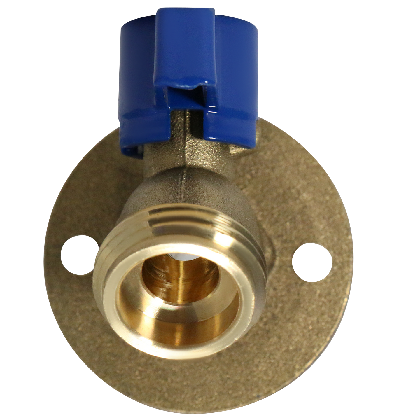 1/2 in. PEX-B Barb Crimp x 3/4 in. GHT Hose Bibb Valve with Flange