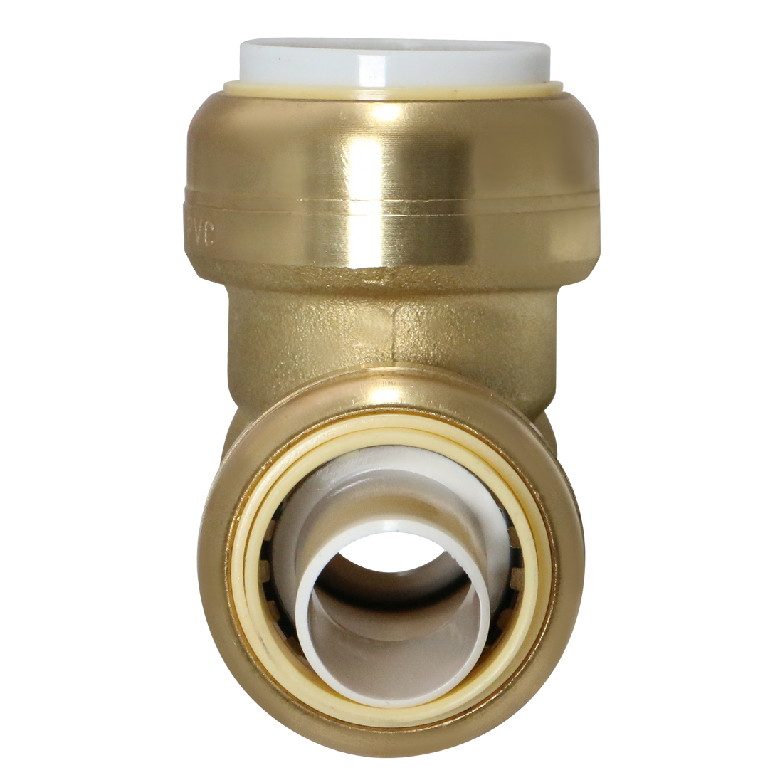 3/4 Inch CTS x 3/4 Inch CTS x 3/4 Inch PVC Push-to-Connect Tee
