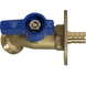 1/2 in. PEX-B Barb Crimp x 3/4 in. GHT Hose Bibb Valve with Flange