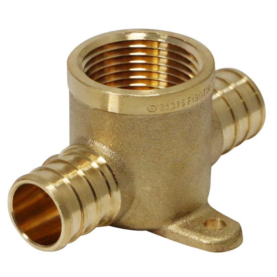 3/4 Inch PEX-B Barb Crimp Female NPT Tee