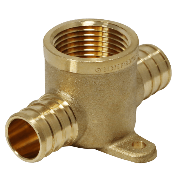 3/4 Inch PEX-B Barb Crimp Female NPT Tee