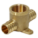 3/4 Inch PEX-B Barb Crimp Female NPT Tee