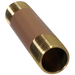 1/2 in x 4 in Red Brass Nipple