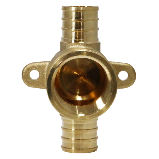 3/4 Inch PEX-B Barb Crimp Female NPT Tee