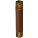 1/2 in x 4-1/2 in Red Brass Nipple