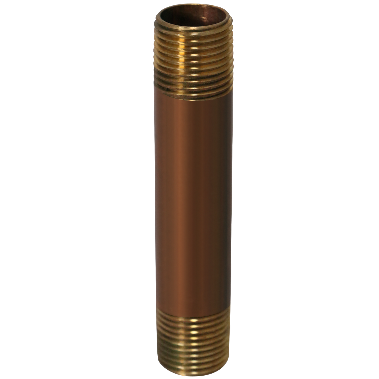 1/2 in x 4-1/2 in Red Brass Nipple