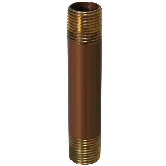 1/2 in x 4-1/2 in Red Brass Nipple