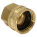 3/4 Inch FHT x 1/2 Inch FIP Swivel Hose Connector