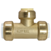 3/4 Inch PVC x 3/4 Inch PVC x 3/4 Inch CTS Push-to-Connect Tee