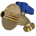 1/2 Inch Pex-A Expansion x 3/4 Inch GHT Hose Bibb Valve with Flange
