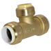 3/4 Inch PVC x 3/4 Inch PVC x 3/4 Inch CTS Push-to-Connect Tee