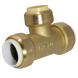 3/4 Inch PVC x 3/4 Inch PVC x 3/4 Inch CTS Push-to-Connect Tee