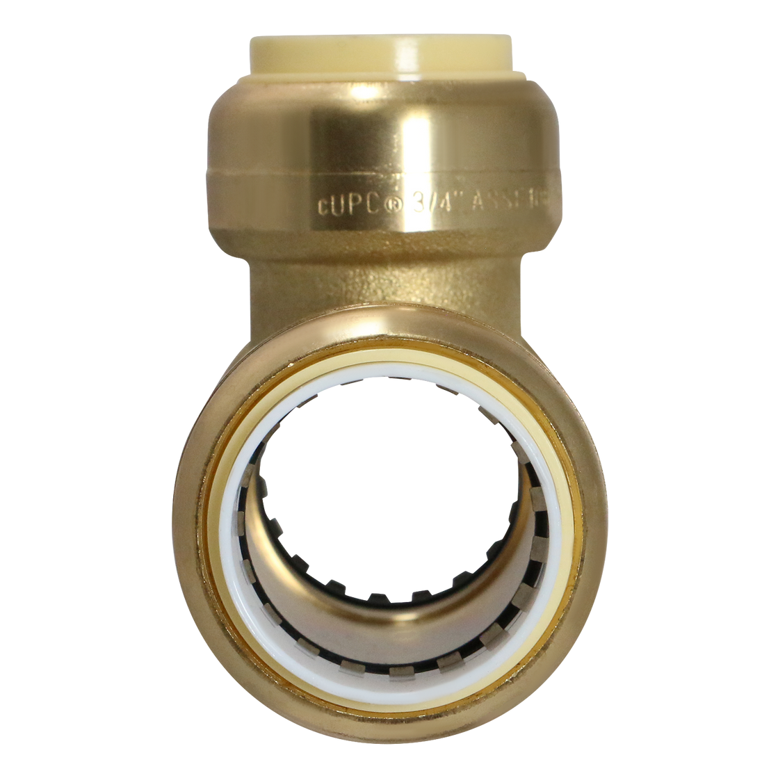 3/4 Inch PVC x 3/4 Inch PVC x 3/4 Inch CTS Push-to-Connect Tee