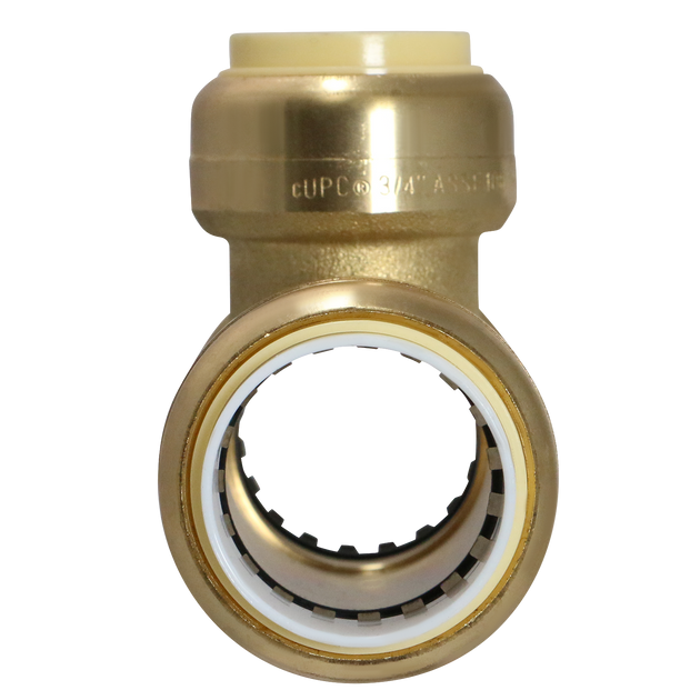 3/4 Inch PVC x 3/4 Inch PVC x 3/4 Inch CTS Push-to-Connect Tee