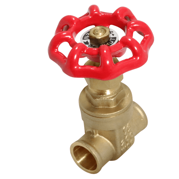 1/2 Inch Sweat Gate Valve, WOG (Water, Oil and Gas)