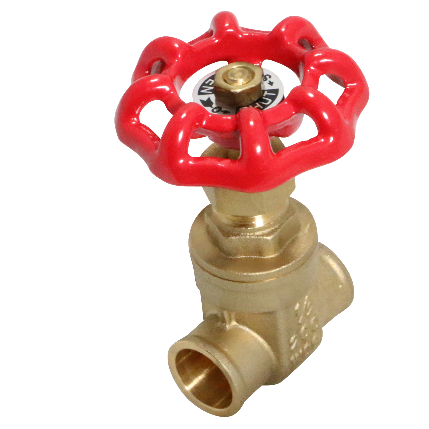  1/2" Sweat Gate Valve WOG (Water Oil and Gas) Measuring 1/2" Sweat Gate Valve, WOG (Water, Oil and Gas) Specifically Sweat Gate Valve