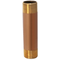1 in x 5 in Red Brass Nipple