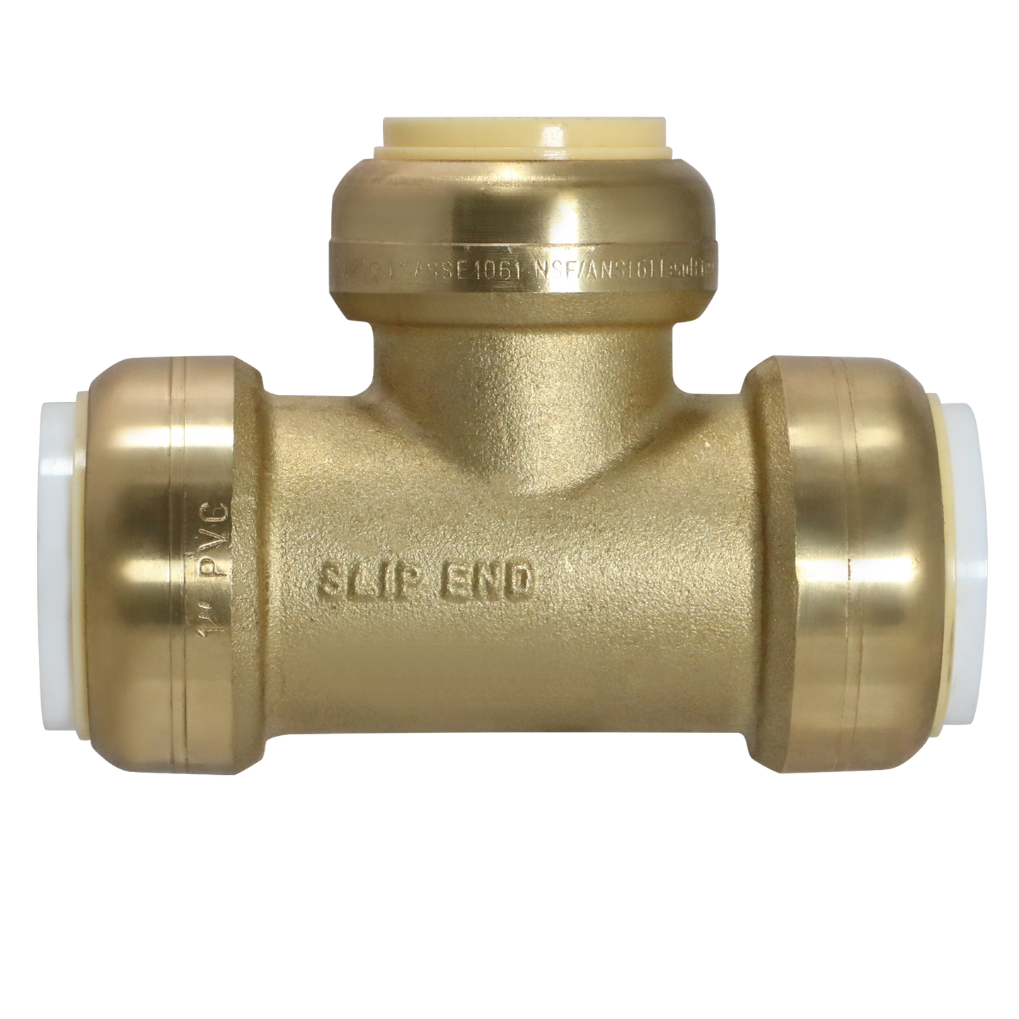 1 Inch PVC x 1 Inch PVC x 1 Inch CTS Push-to-Connect Tee