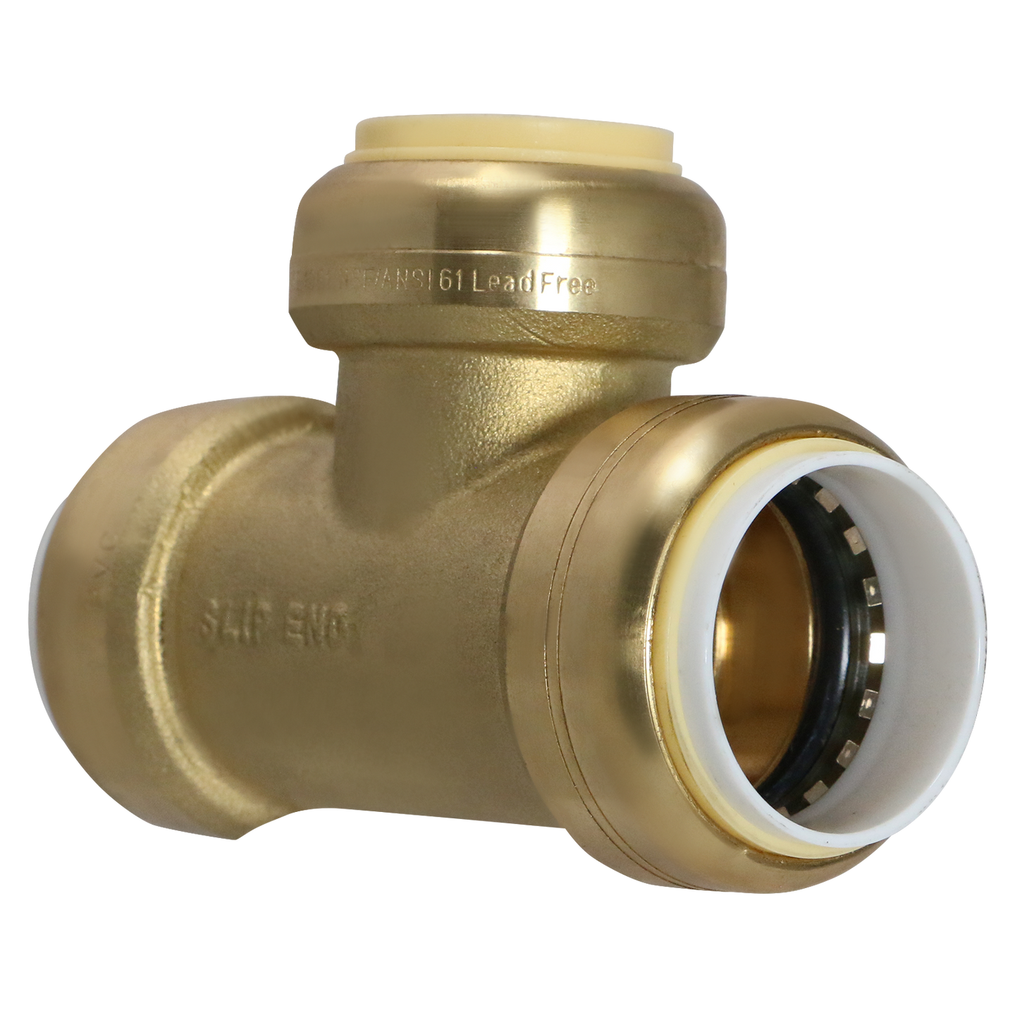 1 Inch PVC x 1 Inch PVC x 1 Inch CTS Push-to-Connect Tee