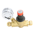 1/2 Inch Push-to-Connect Water Pressure Regulator Valve with Gauge