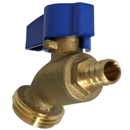  Pex Barb Crimp x GHT Hose Bibb Valve Measuring Pex Barb Crimp 1/2" x 3/4" GHT Specifically Garden Hose Valve