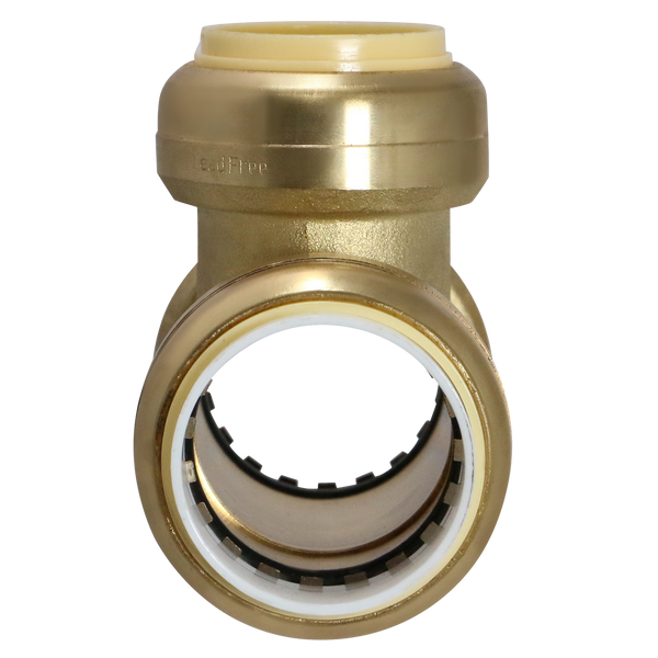 1 Inch PVC x 1 Inch PVC x 1 Inch CTS Push-to-Connect Tee