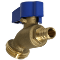 1/2 in. PEX-B Barb x 3/4 in. GHT Hose Bibb Valve