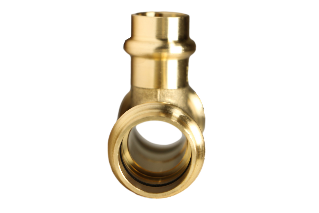 3/4 Inch x 3/4 Inch x 1/2 Inch Press Tee