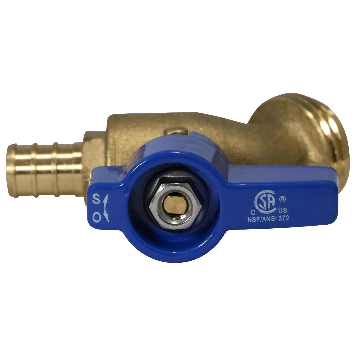  Pex Barb Crimp x GHT Hose Bibb Valve Measuring Pex Barb Crimp 1/2" x 3/4" GHT Specifically Garden Hose Valve