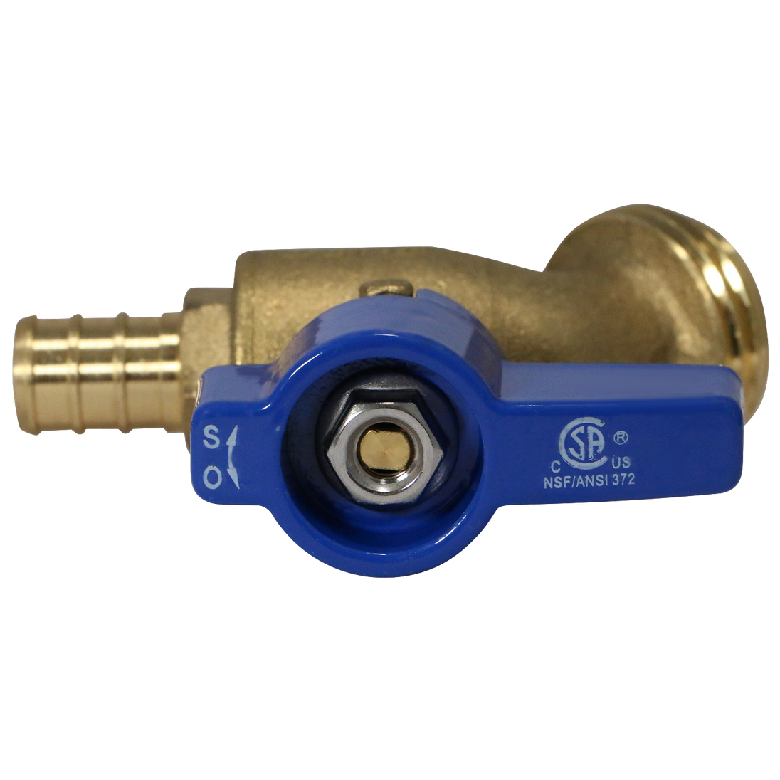 1/2 in. PEX-B Barb x 3/4 in. GHT Hose Bibb Valve