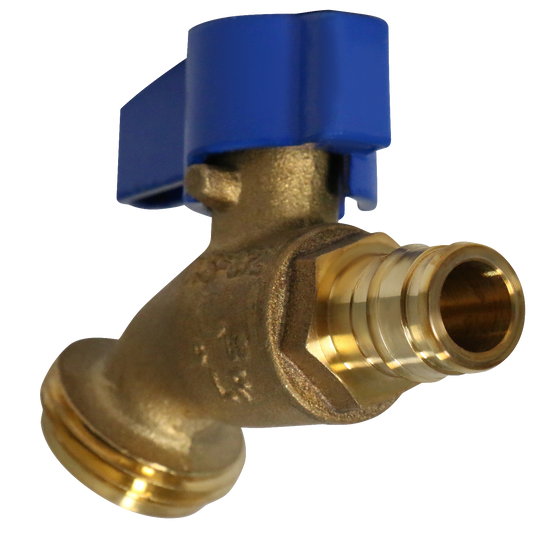 Pex-A Expansion 1/2 Inch x 3/4 Inch GHT Hose Bibb Valve